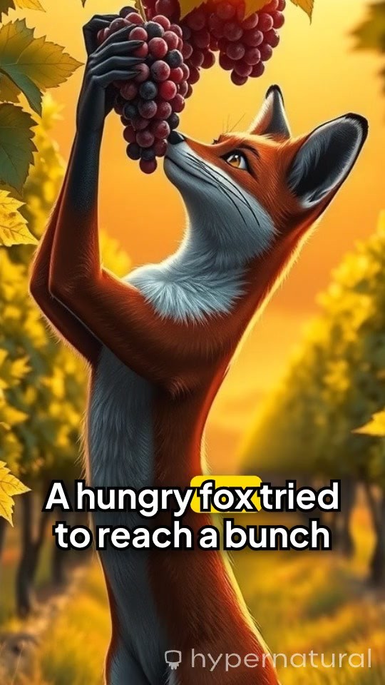 The Sour Grapes of the Hungry Fox