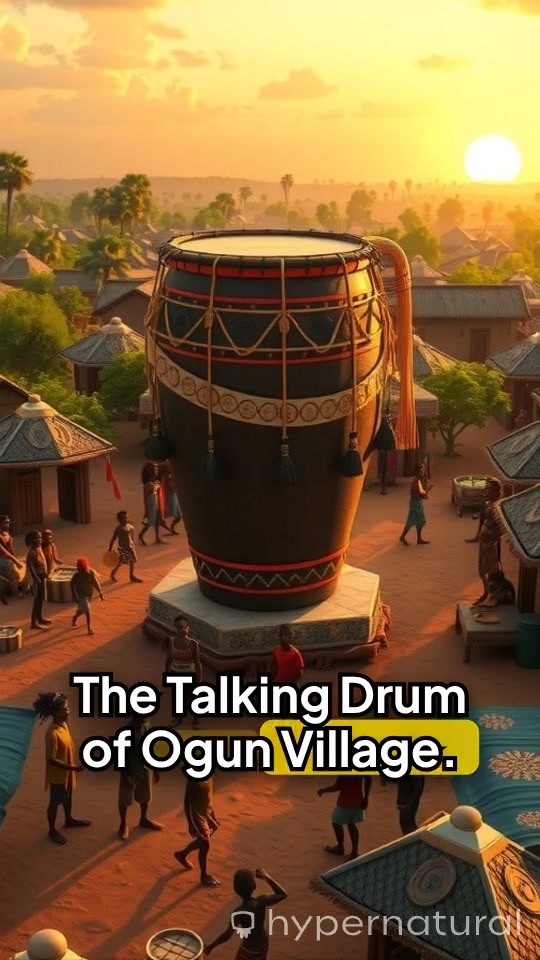 The Talking Drum of Ogun Village: A Tale of Truth and Justice