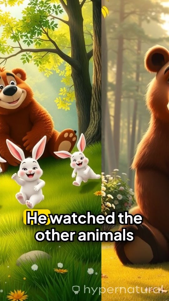 Milo the Shy Bear's Brave Adventure