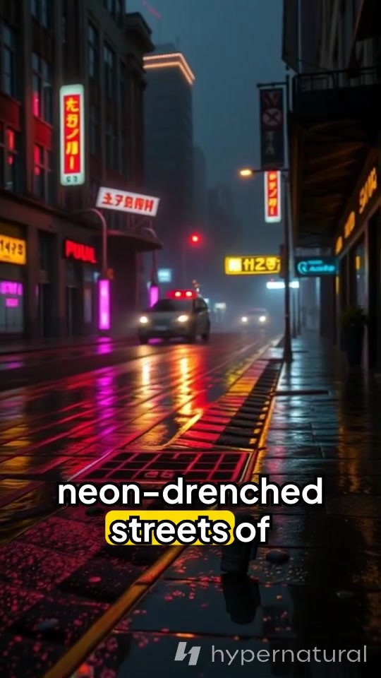Neon Shadows: A Bladerunner Noir