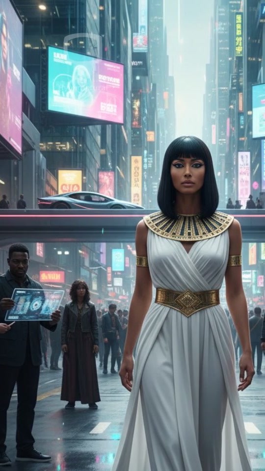 Cleopatra's Cosmic Quest with Healing Cats!