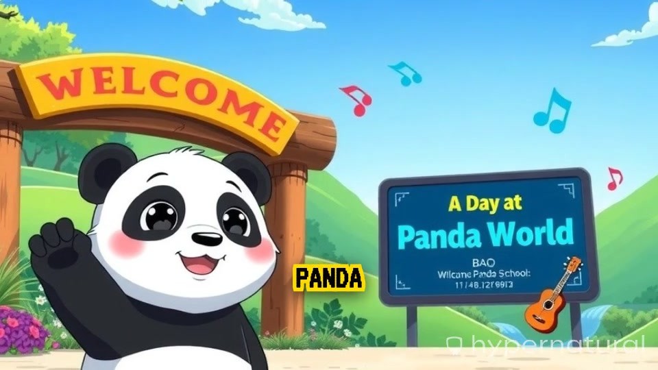 A Day in School with Pandy the Panda!