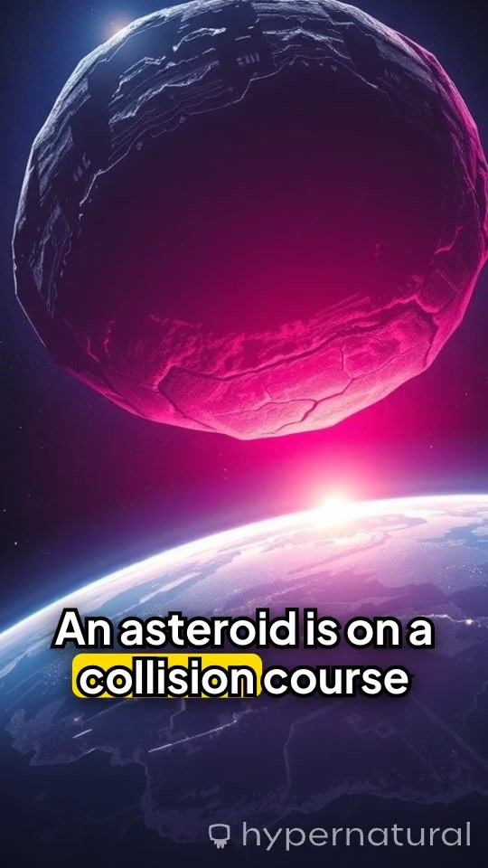 30-Second Asteroid Collision with Earth