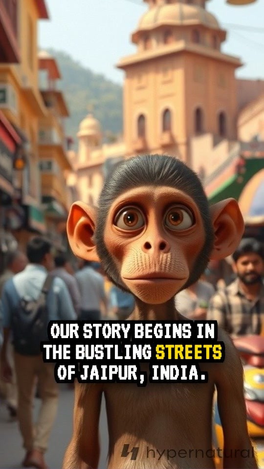A Monkey's Adventure in India