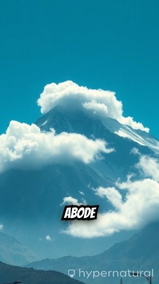 Lord Shiva Drinking from a Golden Jar on Kailash Mountain