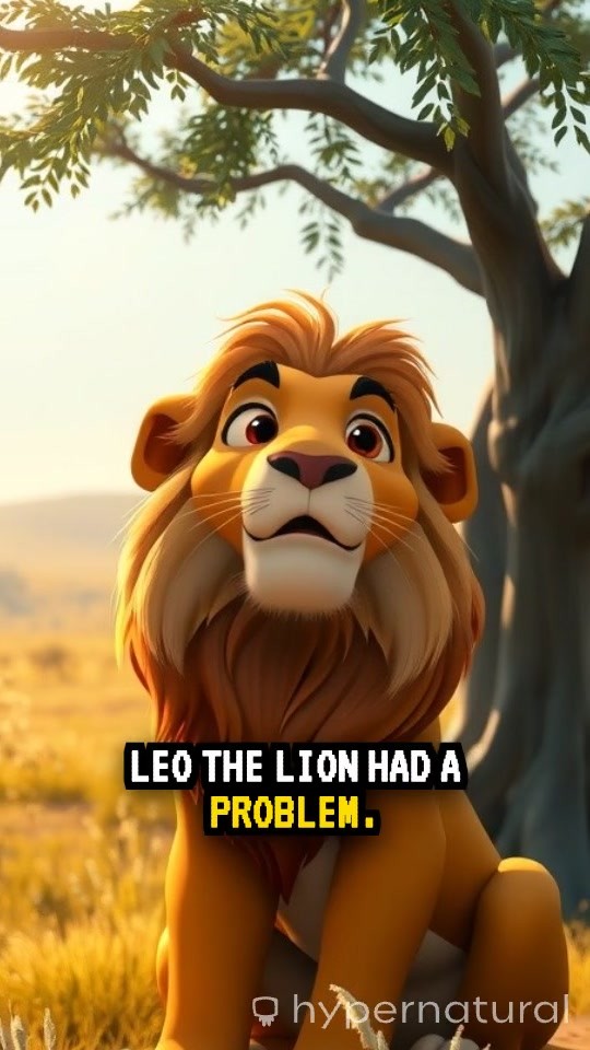 The Lion Stuck in a Tree