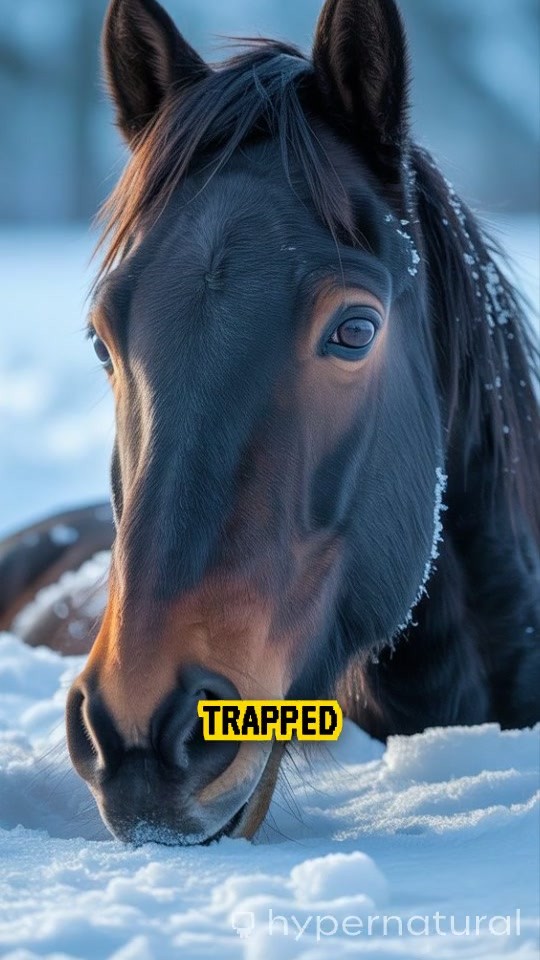 Struggle of Hope: The Frostbitten Horse in a Frozen World