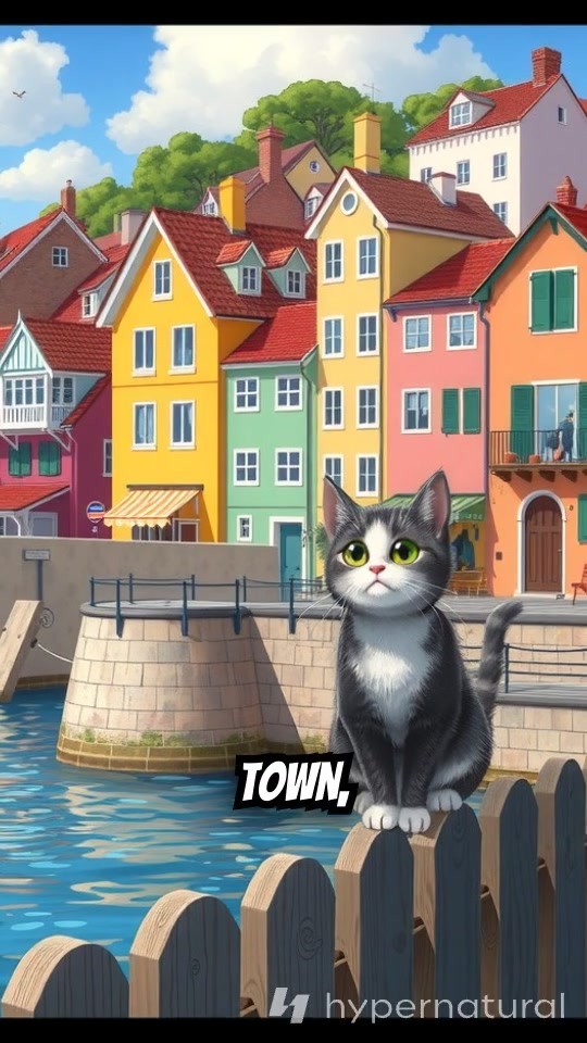 Cat Steals Fish and Runs Away