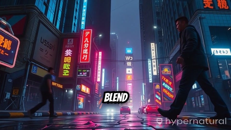 Cinematic Cyberpunk: Neon Dreams in Motion