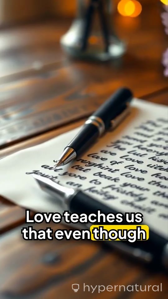 Completing Each Other Through Love