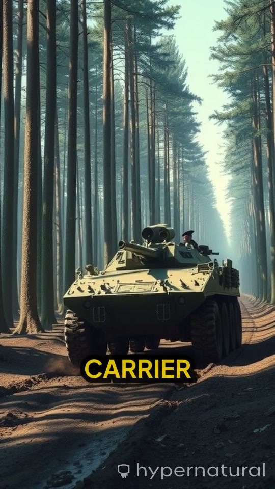 Armored Personnel Carrier in the Forest