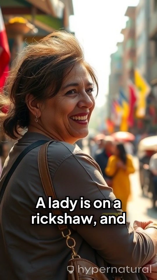 Close Call: A Rickshaw Accident