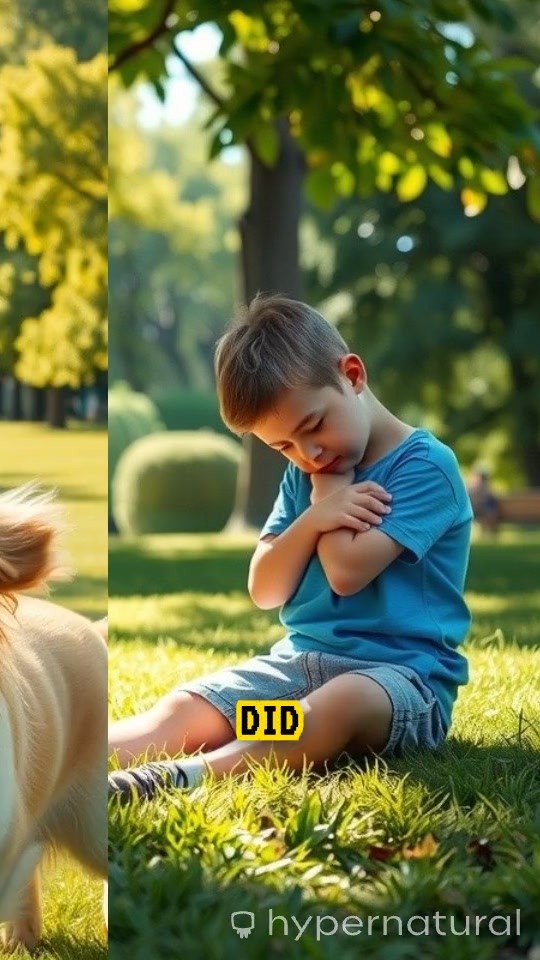A Heartwarming Bond: Dog and Little Boy