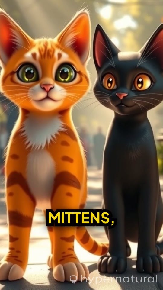 Two Officer Cats Rescue Lonely Kitten