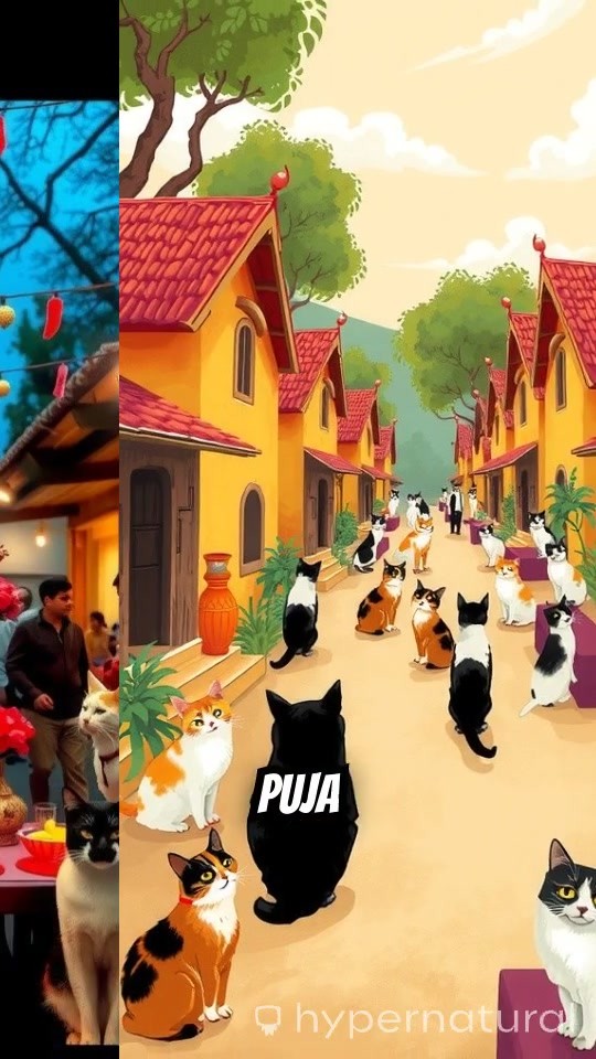 Animal Antics at the Hindu Puja Ceremony!