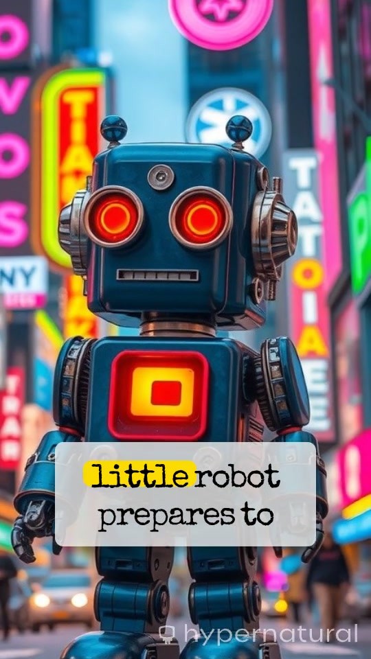 Endless Dance of the Neon Robot