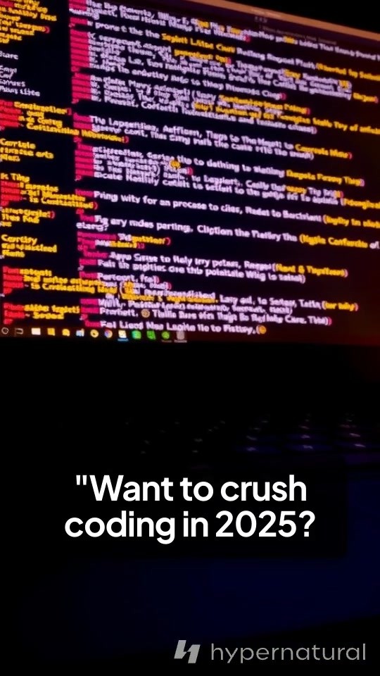Crush Coding in 2025: Your 30-Second Game Changer!
