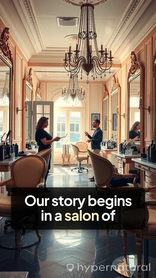 Elegance in Ivory: A Parisian Salon Portrait