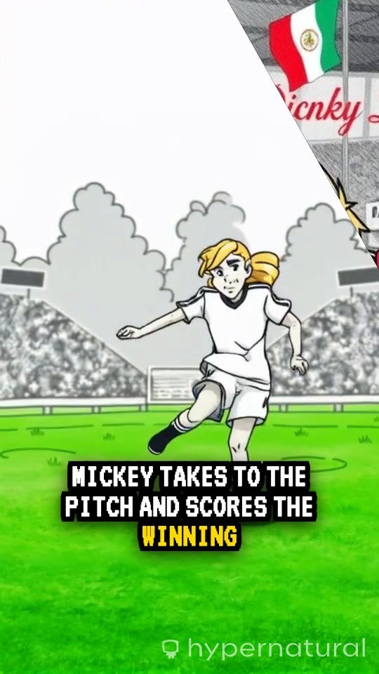 Mickey's Winning Goal in the Final Moments