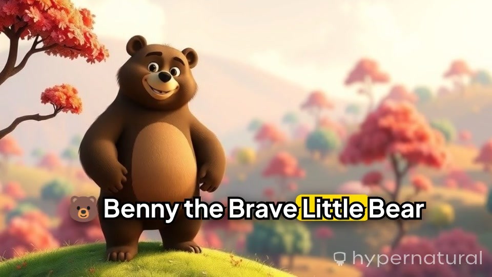 Benny the Brave Little Bear and the Big Bad Wolf