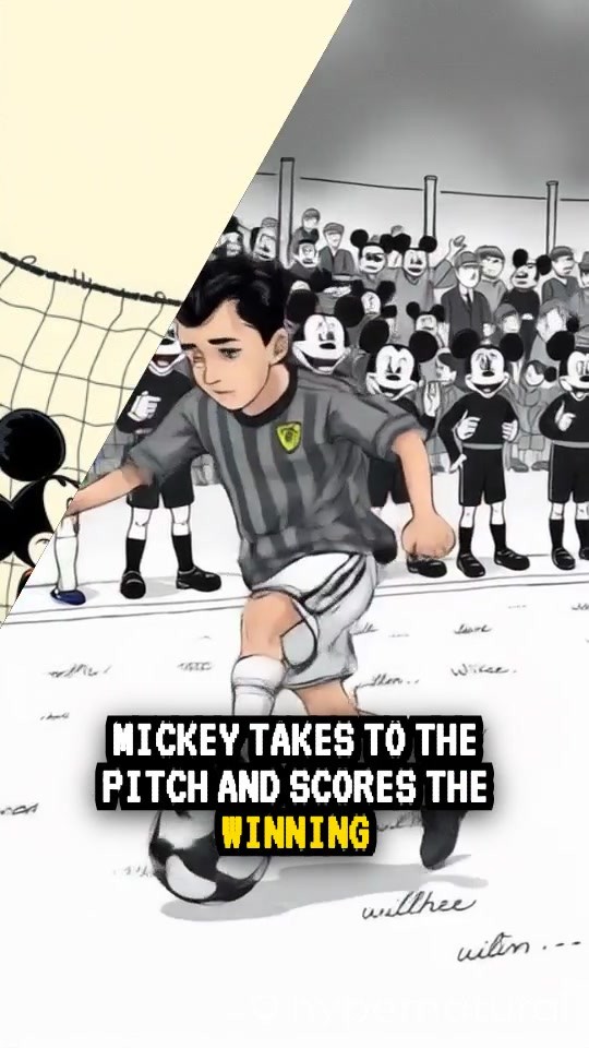 Mickey's Winning Goal in the Final Moments!