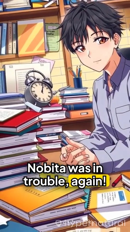 Doraemon's Homework Help Adventure with Nobita