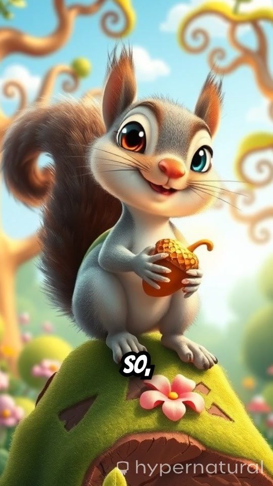 Stan the Squirrel's Slippery Acorn Adventure!