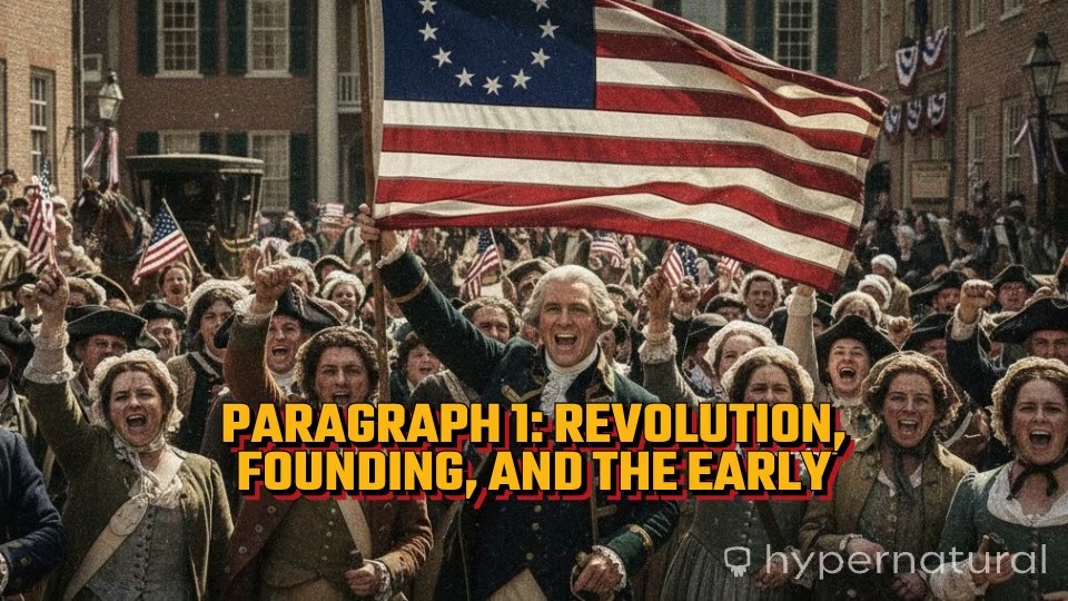 Founding Principles and Challenges of the Early American Republic (1776–1815)