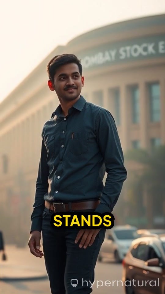 Ambition at Dawn: A Young Man's Dream by the Bombay Stock Exchange