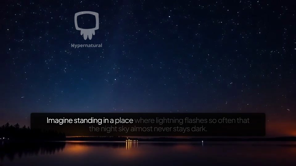 Experience the Lightning Dance of a Tropical Lake