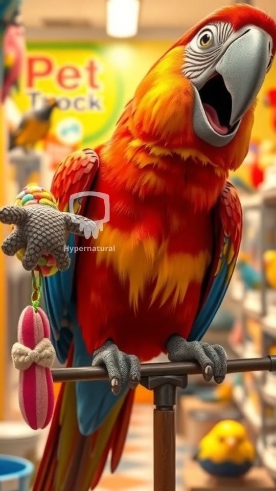 Barnaby the Poetic Macaw