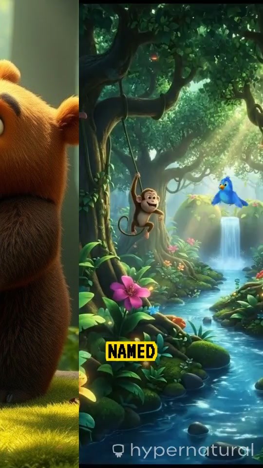 The Bear Stuck in the Tree