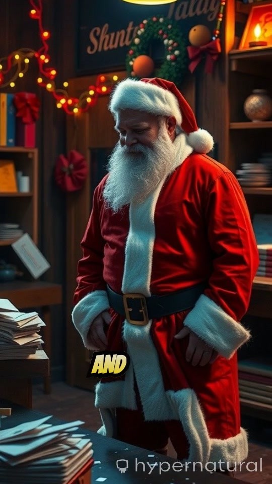 Santa's Close Wish for Christmas Miss