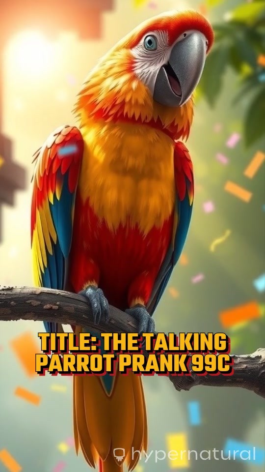 The Talking Parrot Prank 🦜