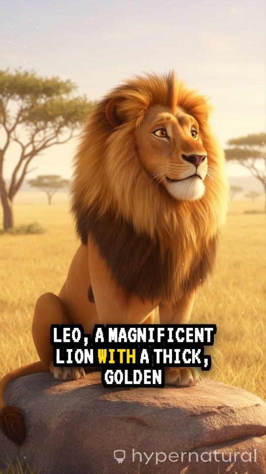 The Tale of Leo: The Golden-Maned Lion