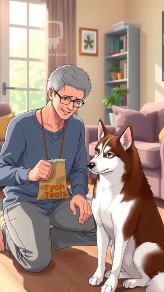 Hand Shake Training with Cyber Ian Husky