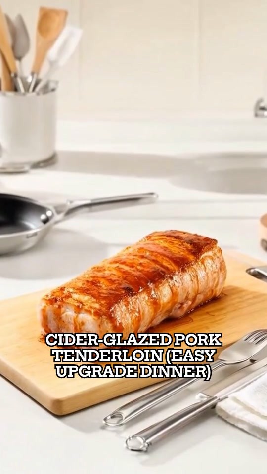 Stupid Easy Cider-Glazed Pork Tenderloin
