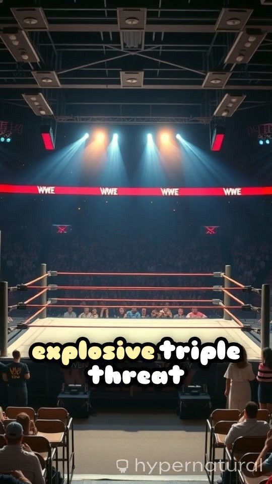Triple Threat Chaos: Belair vs. Lynch vs. Ripley in Cinematic WWE Showdown