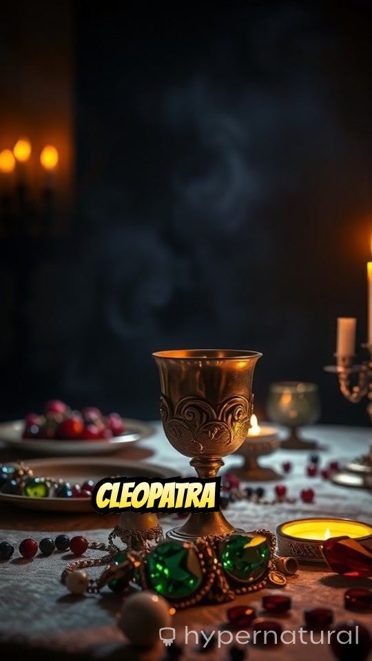 Cleopatra's Daring Bet: Drinking a Fortune to Prove Egypt's Wealth