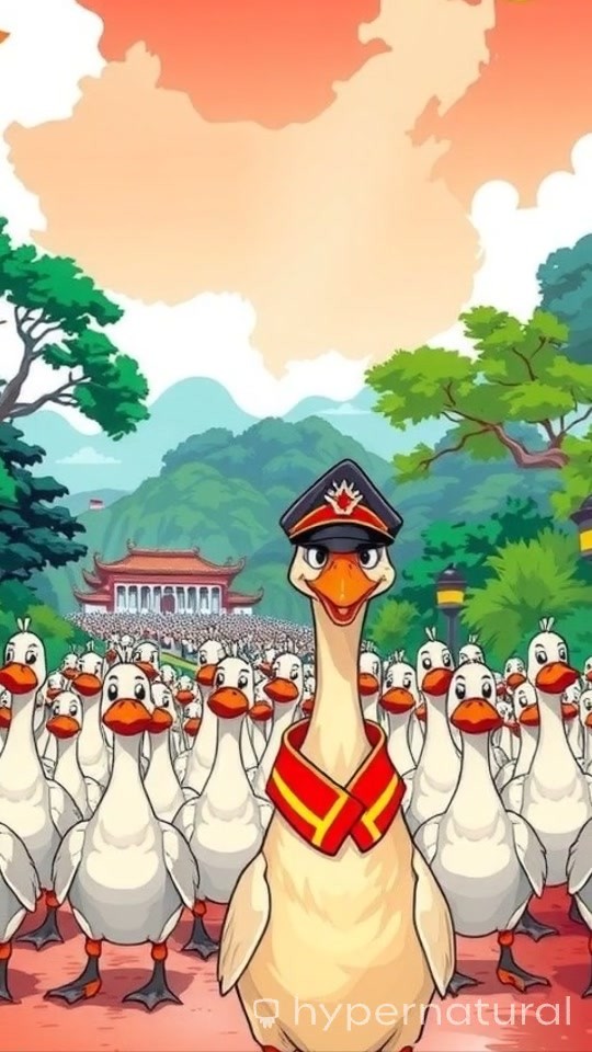 China's Feathered Army: Ducks to the Rescue!