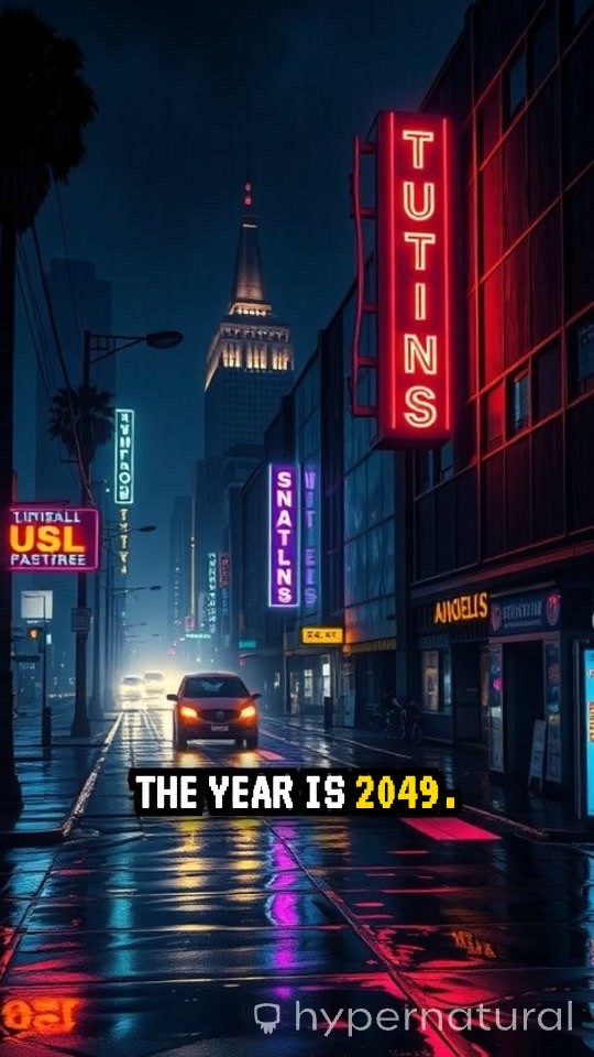 Neon Shadows: A Bladerunner Crime Tale