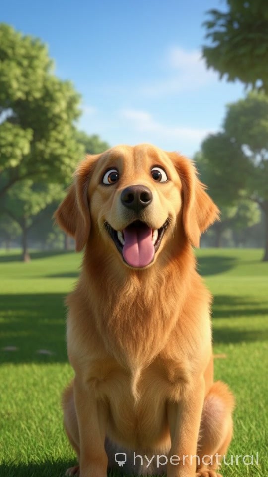 Art Attack: Paw-casso's Colorful Chaos in the Park