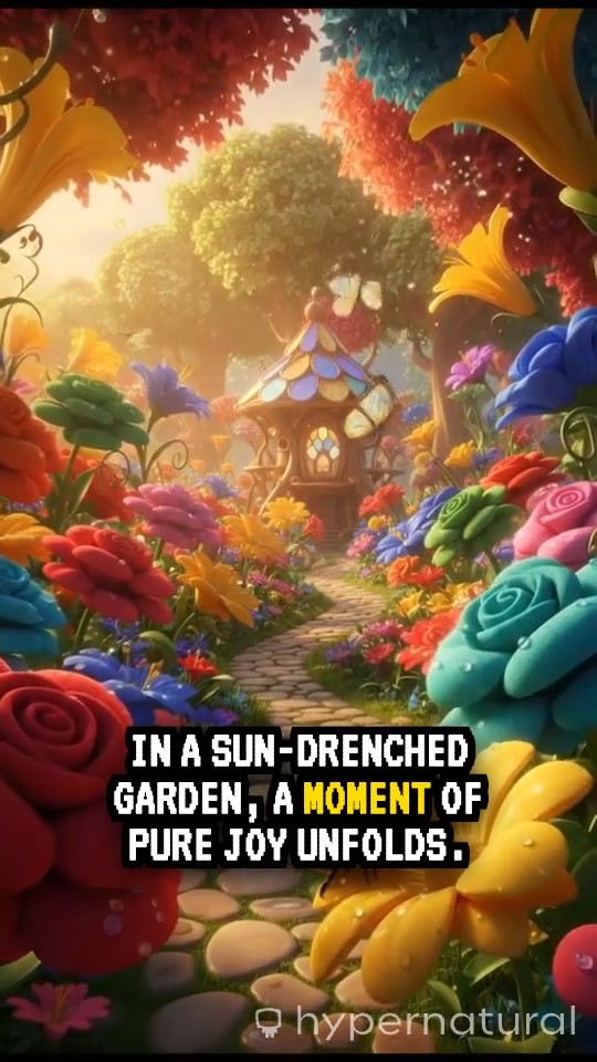 Sunny Playtime: A Heartwarming Bond Between Child and Puppy