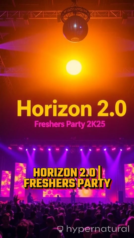 Horizon 2.0 | Freshers Party Extravaganza 2K25!