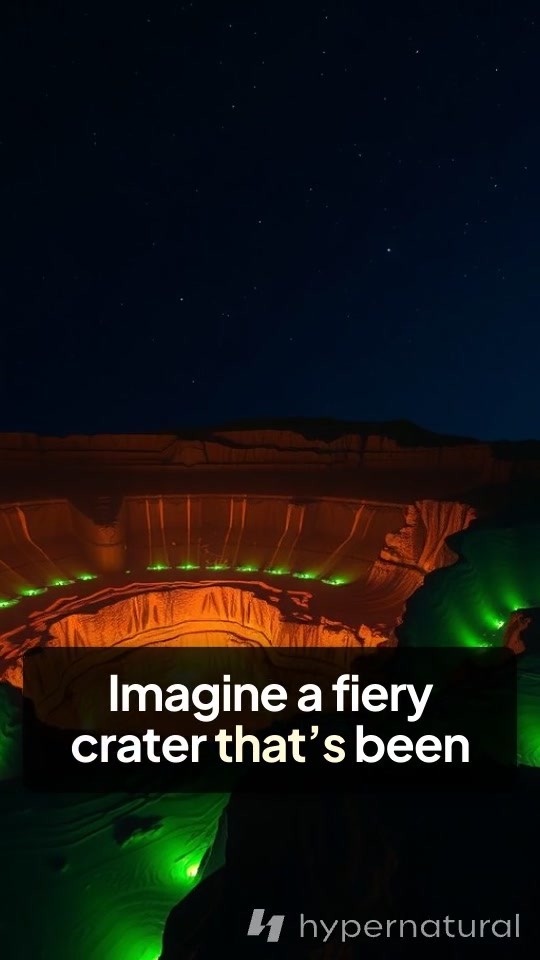 The Door to Hell: Turkmenistan's Fiery Crater