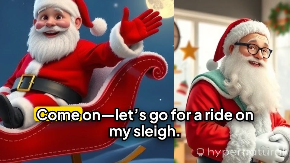 A Magical Sleigh Ride with Santa!