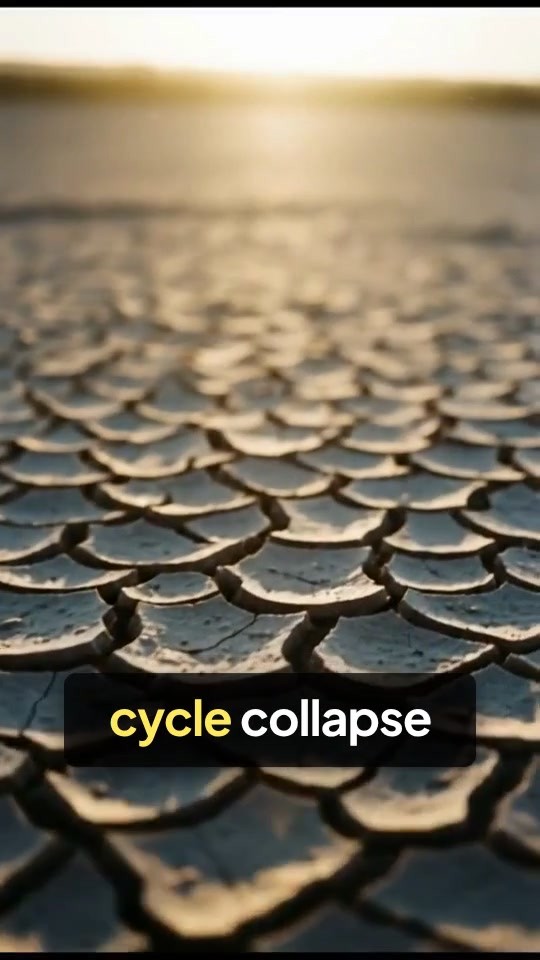 How Soil Collapse Triggers Water Cycle Collapse