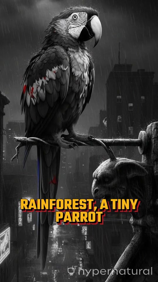 From Adorable Parrot to Terrifying Crow: A Cinematic Transformation