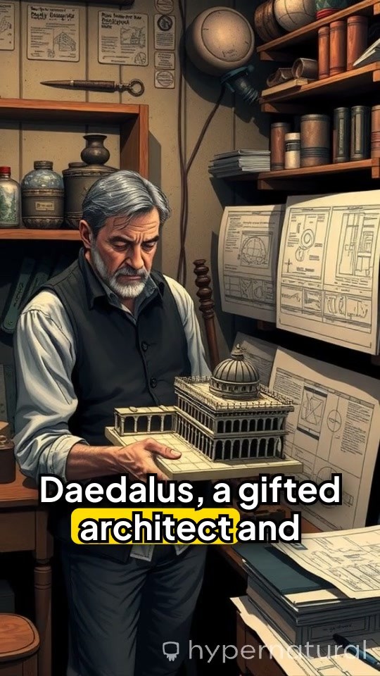 The Tragic Flight of Icarus: Daedalus's Warning