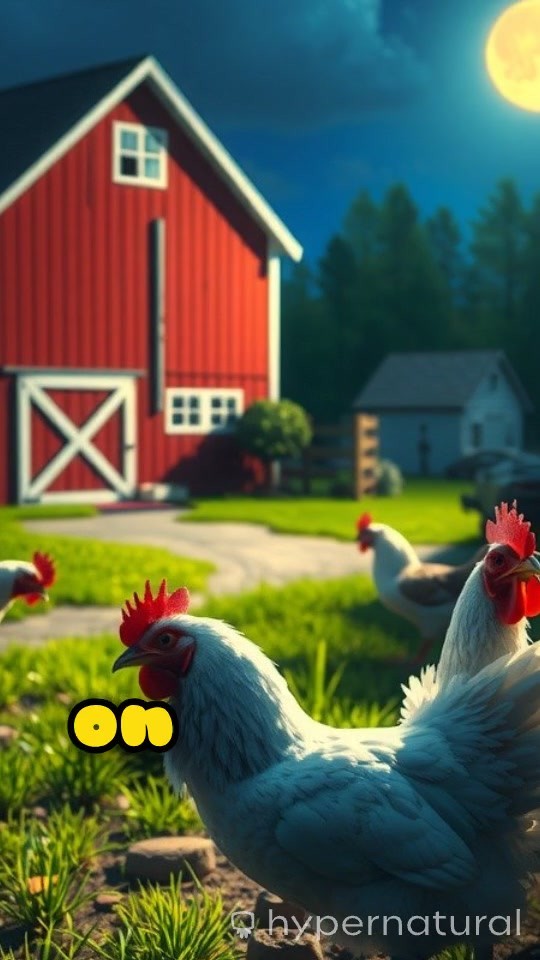 Hen Escapes from Lion and Beer